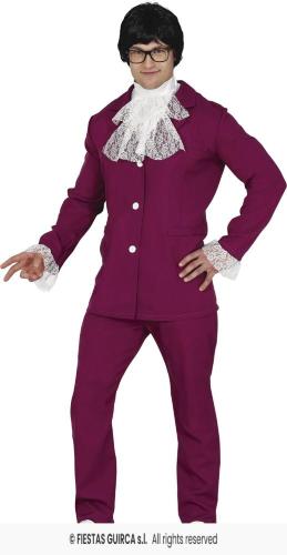 COSTUME SPIA NERD VIOLA AUSTIN POWERS TAGLIA 52-54 L