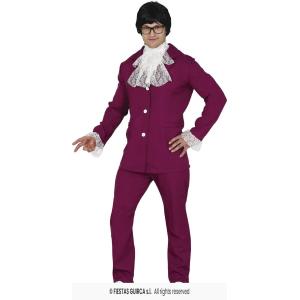 COSTUME SPIA NERD VIOLA AUSTIN POWERS TAGLIA 52-54 L