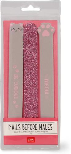 CUTIE BEAUTY - NAILS BEFORE MALES SET DI 3 LIME PER UNGHIE GATTINO