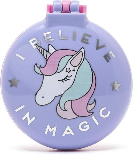 CUTIE BEAUTY - NICE HAIR SPAZZOLA CON SPECCHIO UNICORNO VIOLA