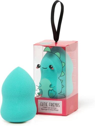 CUTIE BEAUTY FRIENDS - SPUGNETTA PER MAKE-UP DINOSAURO VERDE ACQUA
