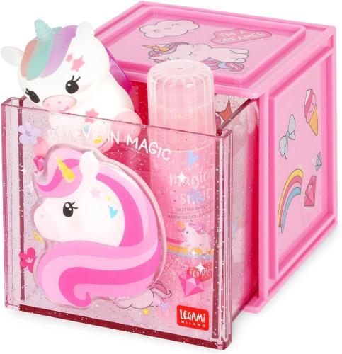 CUTIE CUBE - ORGANIZER MODULABILE PER SCRIVANIA UNICORNO