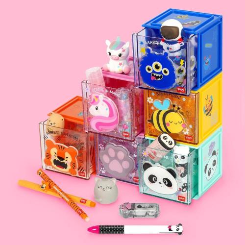 CUTIE CUBE - ORGANIZER MODULABILE PER SCRIVANIA UNICORNO