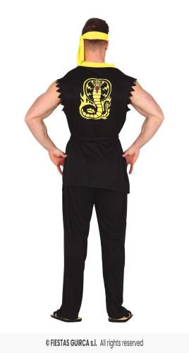 COSTUME GUERRIERO LOTTATORE ARTI MARZIALI COBRA KAI TAGLIA 52-54 L