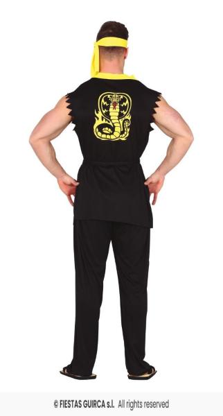 COSTUME GUERRIERO LOTTATORE ARTI MARZIALI COBRA KAI TAGLIA 52-54 L