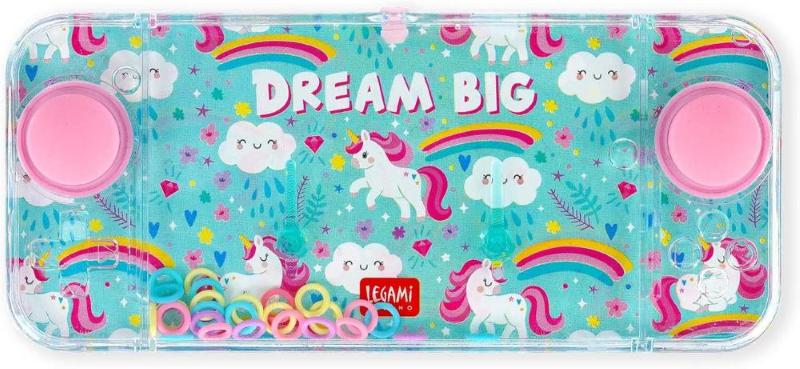 MINI GIOCO AD ACQUA PORTATILE WATER GAME UNICORNO