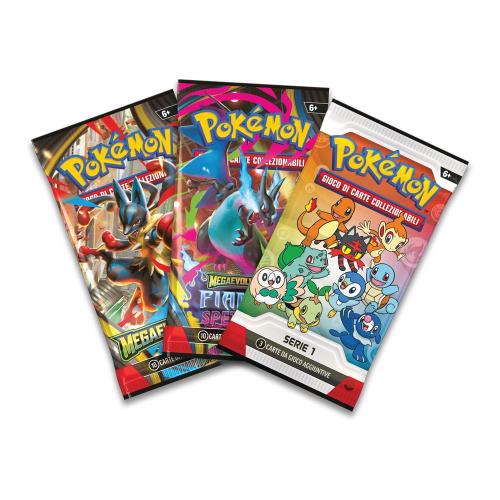 POKEMON CARTE COLLEZIONE ILLUSTRAZIONE PRIMI COMPAGNI D'AVVENTURA 