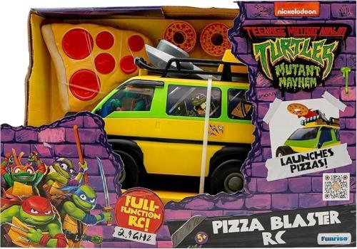 TMNT TARTARUGHE NINJA CAMIONCINO BLASTER LANCIA PIZZE RC