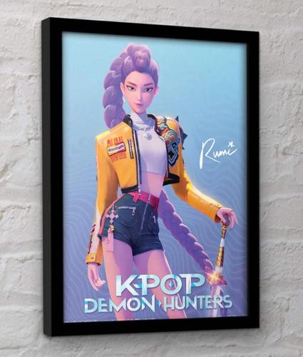 QUADRO K-POP DEMON HUNTERS COLLECTOR PRINT RUMI