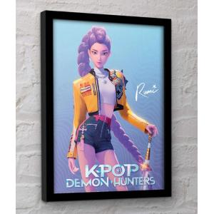 QUADRO K-POP DEMON HUNTERS COLLECTOR PRINT RUMI