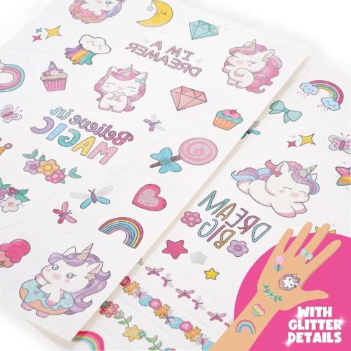 KIT TATUAGGI TEMPORANEI UNICORNO
