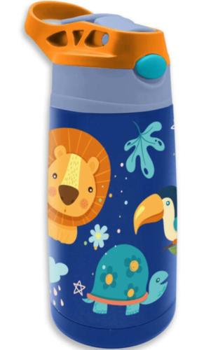 BORRACCIA BOTTIGLIA ACCIAIO 400 ML JUNGLE GIUNGLA