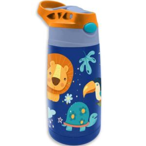 BORRACCIA BOTTIGLIA ACCIAIO 400 ML JUNGLE GIUNGLA
