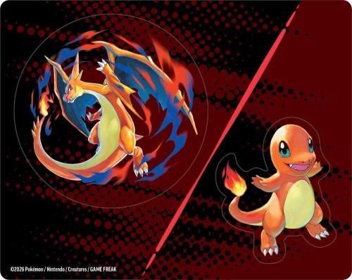CARTE POKEMON MEGAEVOLUZIONE ASCESA EROICA COLLEZIONE CON ADESIVI - CHARMANDER