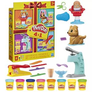PLAY DOH PLAYSET MINI BUNDLE 4 IN 1