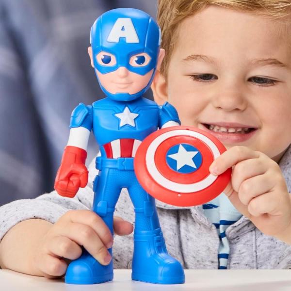 SPIDEY AMAZING FRIENDS MEGA CAPTAIN AMERICA 22,5 CM