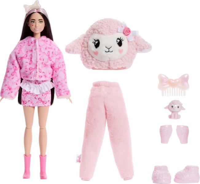 BARBIE CUTIE REVEAL CARE DOLCI FIOCCHI - AGNELLINO PELUCHE