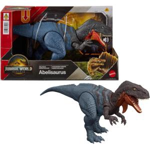 JURASSIC WORLD REBIRTH RUGGITO SELVAGGIO WILD ROAR ABELISAURUS