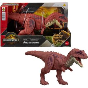 JURASSIC WORLD REBIRTH RUGGITO SELVAGGIO WILD ROAR AUCASAURUS