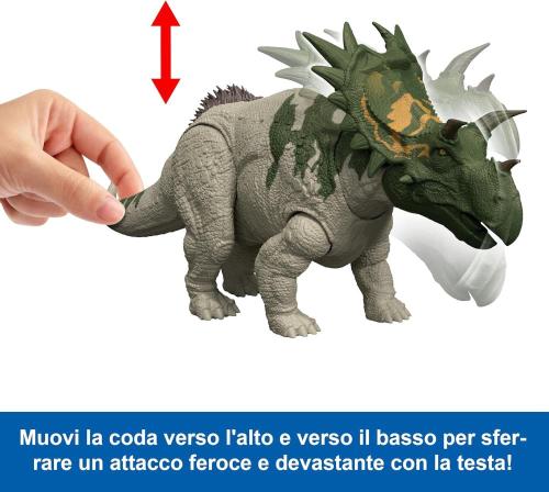 JURASSIC WORLD REBIRTH RUGGITO SELVAGGIO WILD ROAR SPICLYPEUS