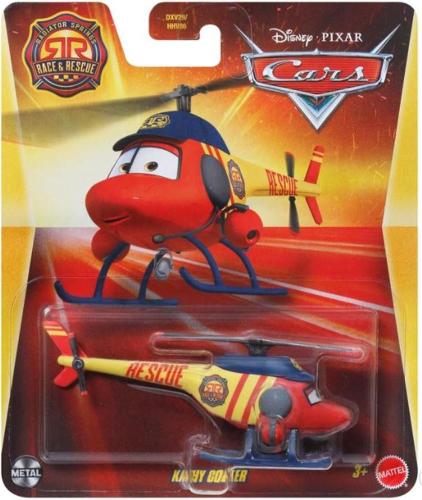 DISNEY PIXAR CARS VEICOLO RACE & RESCUE - KATHY COPTER IN SCALA 1:55