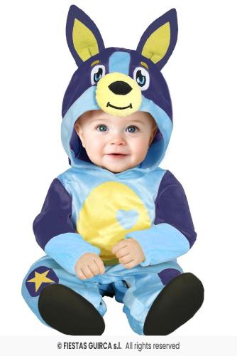 COSTUME COLOR DOG BLUEY TODDLER TAGLIA 2 - 3 ANNI