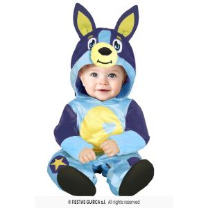 COSTUME COLOR DOG BLUEY TODDLER TAGLIA 2 - 3 ANNI