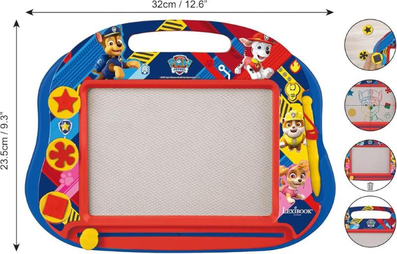 LEXIBOOK PAW PATROL LAVAGNA MAGNETICA