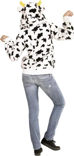 COSTUME FELPA IN PILE CON CAPPUCCIO UNISEX MUCCA TAGLIA S-M