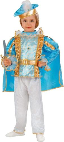 COSTUME PRINCIPE AZZURRO TAGLIA 2-3 ANNI