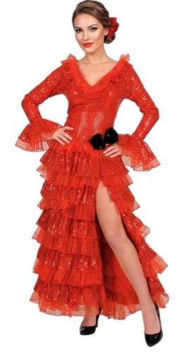 COSTUME BALLERINA SPAGNOLA CARMENCITA TAGLIA XL