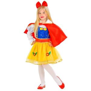 COSTUME PRINCIPESSA DELLE FAVOLE TIPO BIANCANEVE TAGLIA 2-3 ANNI