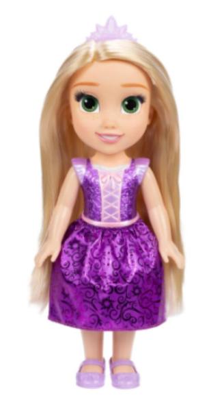 DISNEY PRINCESS - BAMBOLA GRANDE RAPUNZEL RAPERONZOLO 35 CM TODDLER CON VESTITO VIOLA