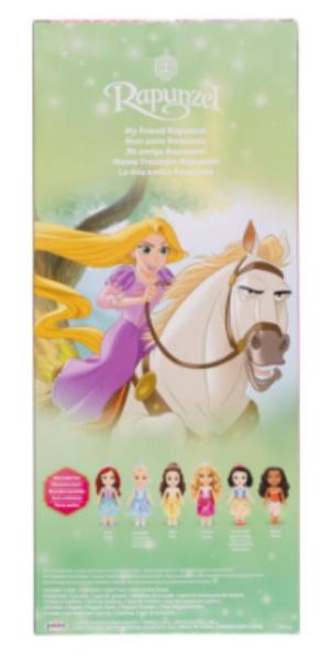 DISNEY PRINCESS - BAMBOLA GRANDE RAPUNZEL RAPERONZOLO 35 CM TODDLER CON VESTITO VIOLA