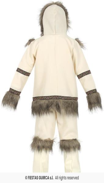 COSTUME ESKIMO ESCHIMESE TAGLIA 10-12 ANNI