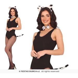 SET DALMATA CODA, CERCHIETTO, PAPILLON