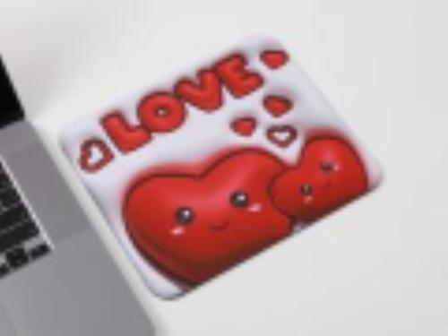 TAPPETINO PER MOUSE 3D FOLLOW YOUR HEART