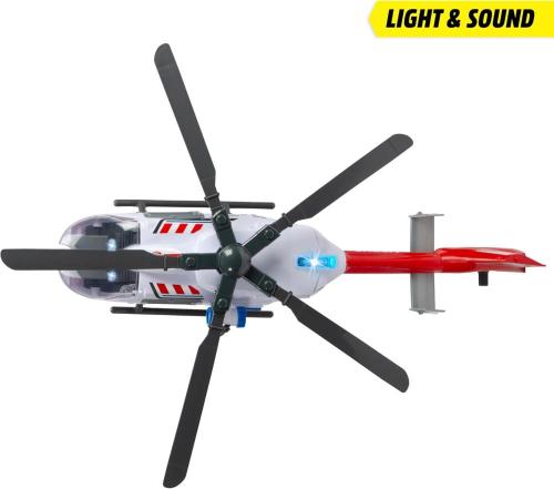 ELICOTTERO DI SALVATAGGIO AIRBUS H145 GIGANTE BIANCO E ROSSO 54 CM