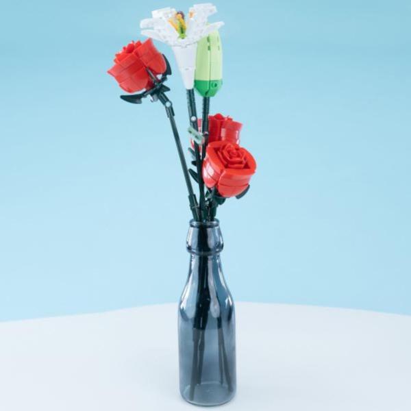FIORI FLOWERS - ROSE CON VASO