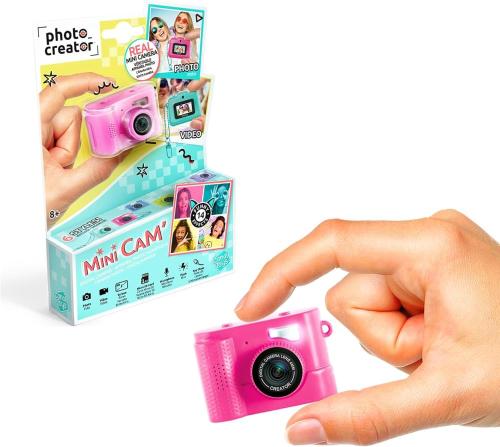PHOTO CREATOR - MINI CAM PICCOLA FOTOCAMERA DIGITALE ROSA
