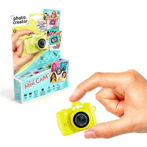 PHOTO CREATOR - MINI CAM PICCOLA FOTOCAMERA DIGITALE GIALLO FLUO