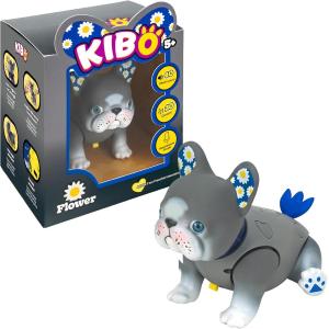 KIBO FLOWER CAGNOLINO INTERATTIVO FIORI BULLDOG FRANCESE GRIGIO