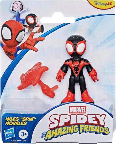 SPIDEY AND HIS AMAZING FRIENDS PERSONAGGIO CON ACCESSORIO - MILES "SPIN" MORALES