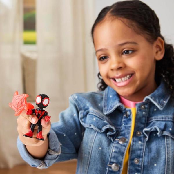 SPIDEY AND HIS AMAZING FRIENDS PERSONAGGIO CON ACCESSORIO - MILES "SPIN" MORALES