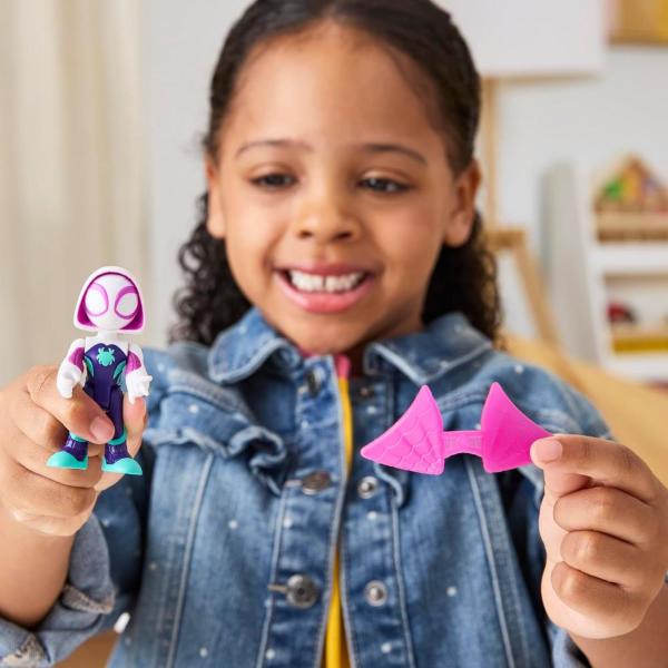 SPIDEY AND HIS AMAZING FRIENDS PERSONAGGIO CON ACCESSORIO - GHOST SPIDER