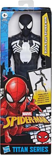 MARVEL SPIDERMAN TITAN HERO - PERSONAGGIO ARTICOLATO BLACK SUIT SPIDER-MAN CON VENOM 30 CM