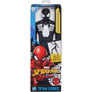 MARVEL SPIDERMAN TITAN HERO - PERSONAGGIO ARTICOLATO BLACK SUIT SPIDER-MAN CON VENOM 30 CM