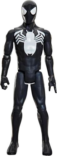 MARVEL SPIDERMAN TITAN HERO - PERSONAGGIO ARTICOLATO BLACK SUIT SPIDER-MAN CON VENOM 30 CM