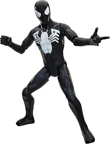 MARVEL SPIDERMAN TITAN HERO - PERSONAGGIO ARTICOLATO BLACK SUIT SPIDER-MAN CON VENOM 30 CM