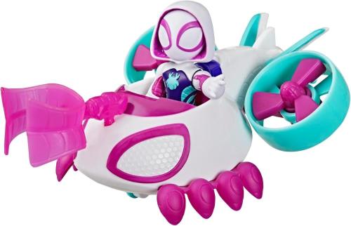 SPIDEY AND HIS AMAZING FRIENDS PERSONAGGO GHOST-SPIDER CON VEICOLO